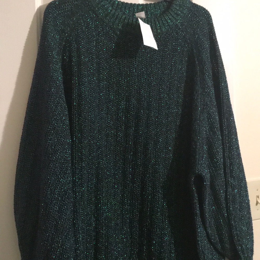 Oversized sweater dress!
